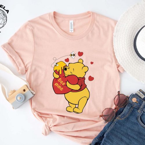 Get Cozy with Comfort Colors® Winnie The Pooh Be Mine Valentine Shirt Celebrate Disneyland Valentines Day with Disney Valentine Shirt for Women