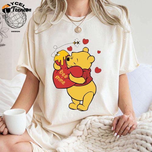 Get Cozy with Comfort Colors® Winnie The Pooh Be Mine Valentine Shirt Celebrate Disneyland Valentines Day with Disney Valentine Shirt for Women