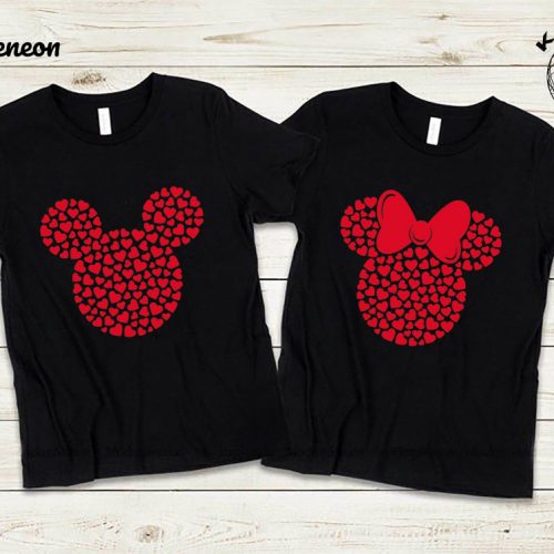 Disney Couple Valentine Shirts: Mickey Minnie Disneyland & More! Celebrate Love with Disney Valentine s Day Shirts for Couples