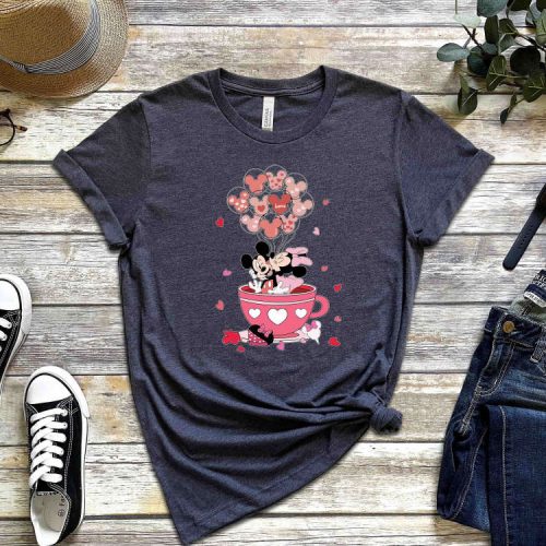 Cup of Love Shirt: Disney Valentine s Day Mickey Mouse Shirt for Cute Couples at Disneyworld – Happy Valentine s Day!