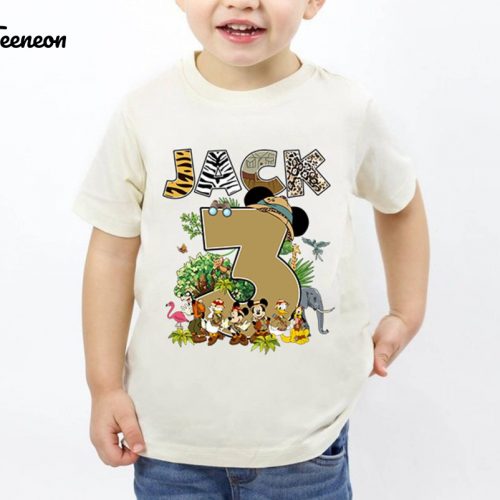 Animal Kingdom Birthday Shirts: Custom Squad Girl Boy & Safari Family Shirts