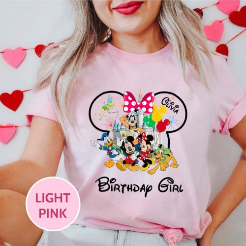 Create Lasting Memories with Custom Disney Trip Family Shirts – Matching Vacation & 2024 Trip! Personalized Disney T-shirts for Birthdays & Family Fun