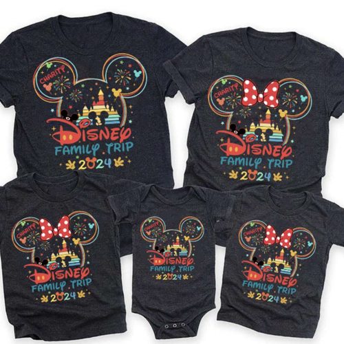 Custom Disneyland 2024 Family Vacation Shirt Disneyworld 2024 Trip Shirt