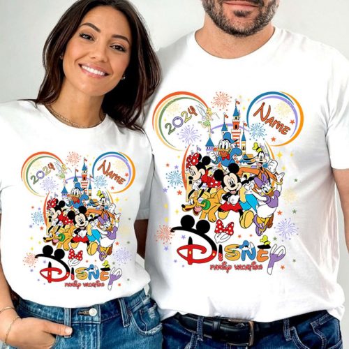 Custom Disneyland 2024 Family Vacation Shirt – Personalized Disneyworld Trip Outfit