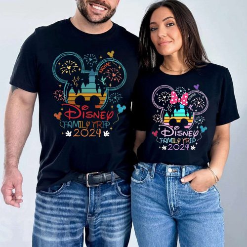 2024 Custom Disneyland Family Vacation Shirt Disneyworld Trip Outfit