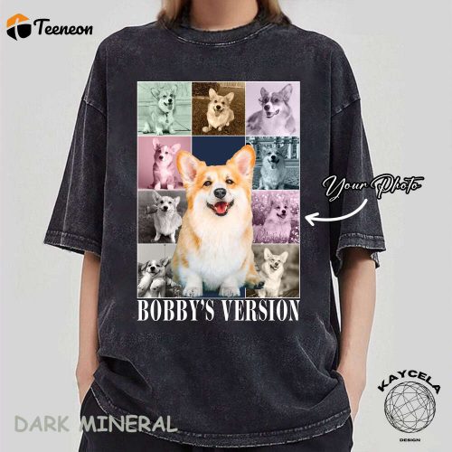 Custom Era s Tour Comfort Colors Shirt: Personalized Dog Cat Pet Portrait Shirt with Photo Taylors Version Custom Shirt