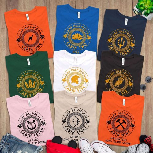 Custom Percy Jackson Sweatshirt – Camp Half Blood & Camp Jupiter Shirt – Book Lover Gift