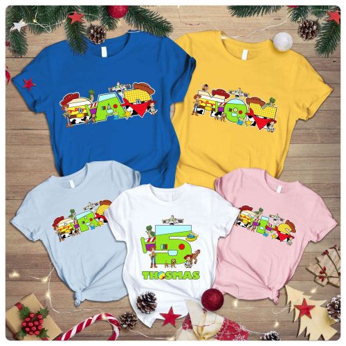 Custom Toy Story Birthday Shirt – Fun Family & Party Theme Disneyland Birthday Boy Girl