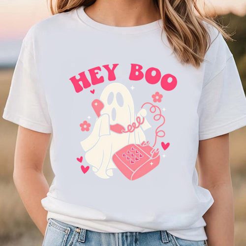 Cute Valentines Day Shirts, Hey Boo Valentine T-Shirt