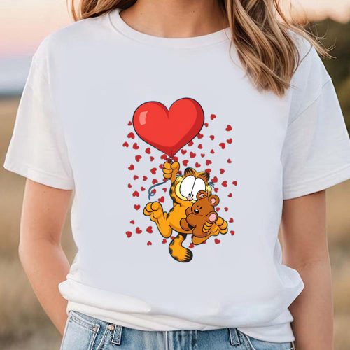 Cute Valentines Day Shirts, High On Love Garfield ValentineT-shirt