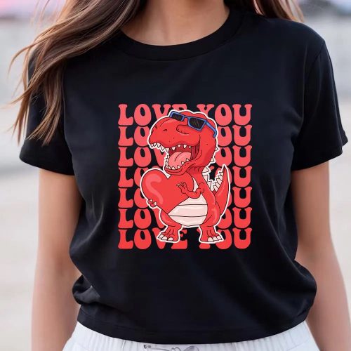 Cute Valentines Day Shirts, I Steal Hearts Dinosaur Trex Valentines Day T-Shirt