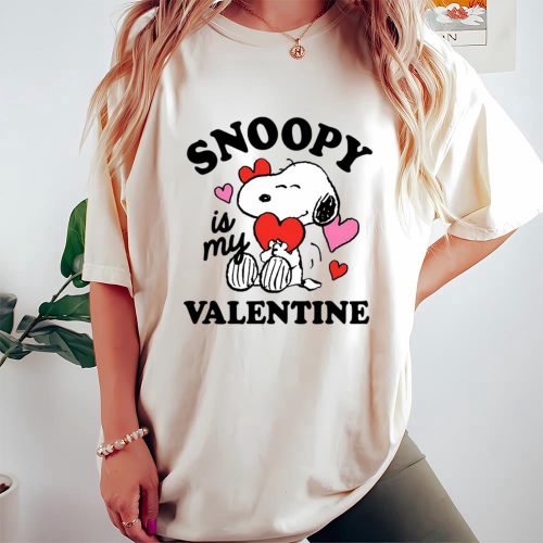 Cute Valentine s Day Shirts: Peanuts Snoopy My Valentine T-Shirt