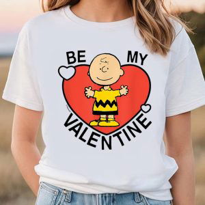 Cute Valentines Day Shirts: Peanuts Valentine Charlie Brown Heart Tee