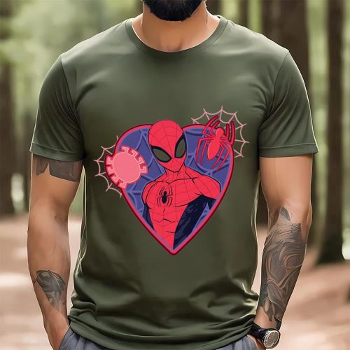 Cute Spider Man Valentine T-Shirt – Happy Valentines Day Shirts