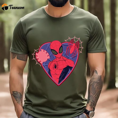 Cute Spider Man Valentine T-Shirt – Happy Valentines Day Shirts