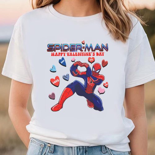 Cute Spiderman Valentines Day Shirts – Spread Love with Happy Valentines Day Shirt