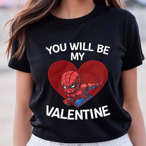 Cute Spiderman Valentine Shirt – Perfect Gift for Valentines Day