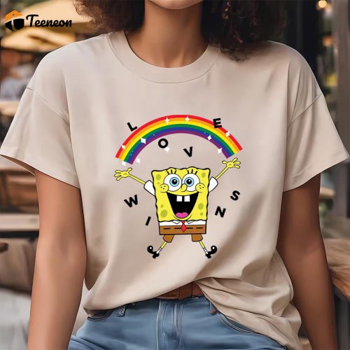 Cute Valentines Day Shirts, Spongebob Squarepants Love Shirt