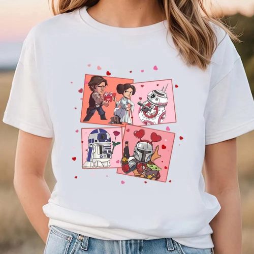 Cute Valentines Day Shirts, Star Wars Character Valentine Shirt