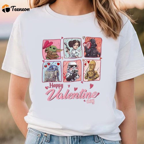 Cute Valentine s Day Shirts: Star Wars & Disney Heart Designs