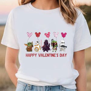 Cute Valentines Day Shirts, Star Wars Characters Valentines Day Shirt