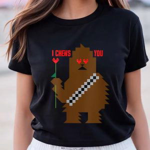 Cute Valentines Day Shirts, Star Wars Chewbacca I Chews You Valentine’s Day T-Shirt