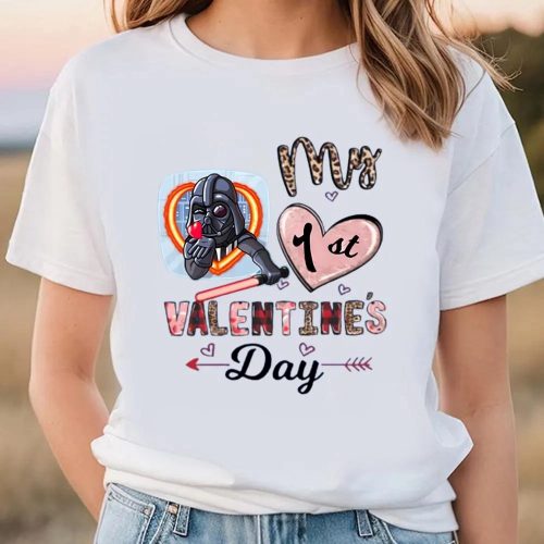 Cute Valentines Day Shirts, Star Wars My 1st Valentine’s Day Vintage Shirt