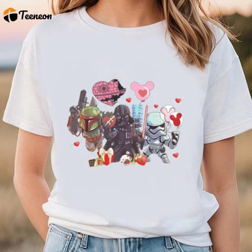 Cute Star Wars & Disney Valentine Shirts: Perfect for Valentine s Day!