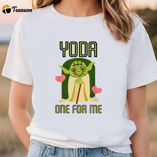 Yoda One For Me Cute Valentine s Day Disney Shirt – Perfect for Star Wars Fans!