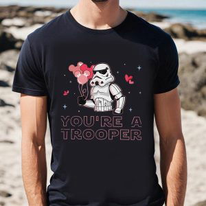 Cute Starwars Stormtrooper Valentine T-Shirt – Show Love on Valentines Day!