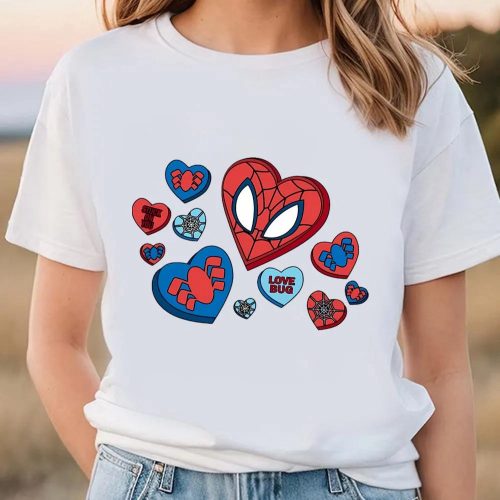 Cute Superhero Valentine s Day Shirts: Spider Man Love Bug Shirt