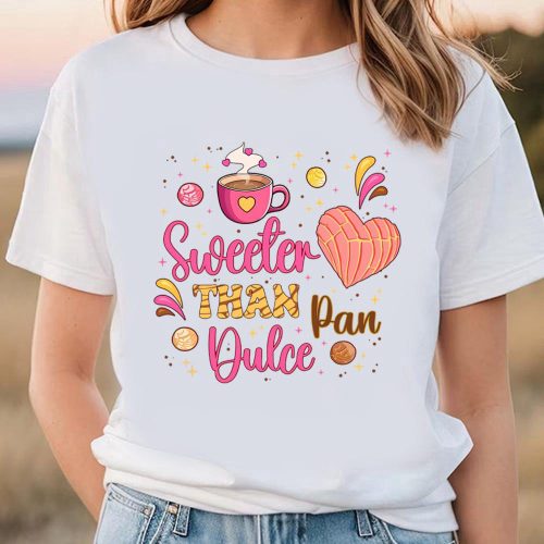 Cute Valentines Day Shirts: Sweet Pan Dulce & Heart Concha Mexican Designs