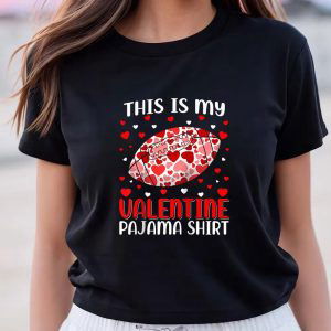 Cute Valentine s Day Baseball Shirt: This Is My Valentine Football Tee