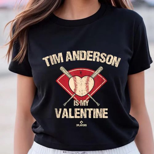 Cute Tim Anderson Chicago Baseball Player T-Shirt for Valentine s Day