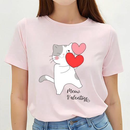 Cute Valentine s Day Cat Lover Shirt: Perfect Gift for Valentine s Day