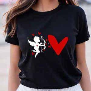 Cute Valentine s Day Shirts: Love-struck by Valentine Cupid s Shot – Shop Now!