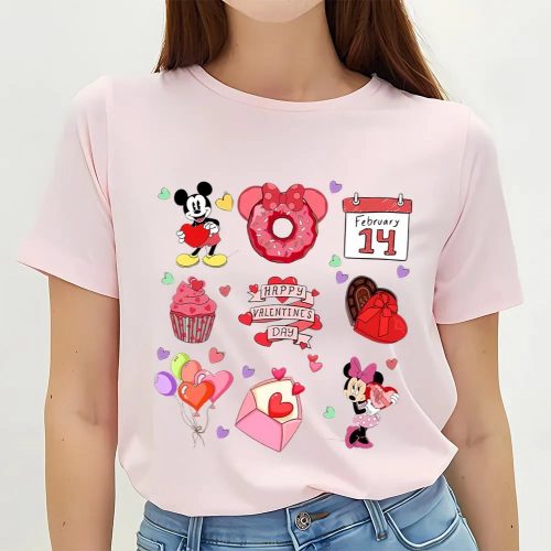 Cute Valentines Day Shirts, Valentine Mouse Snack Valentine’s Day Shirt