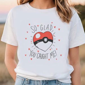 Cute Valentines Day Shirts, Valentine Pokemon Pokeball T-shirt