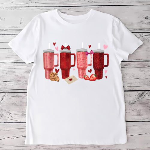 Cute Valentines Day Shirts, Valentines Candy Heart And Obsessive Cup Disorder Shirt