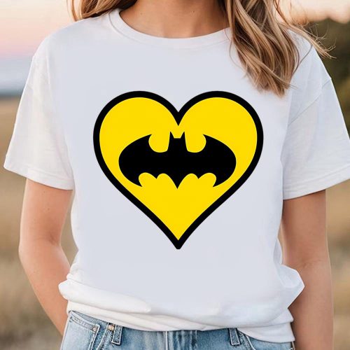 Cute Valentines Day Shirts, Valentine’s Day Batman Heart Logo T-Shirt