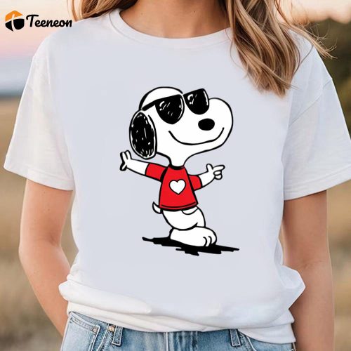 Cute Valentines Day Shirts, Valentines Day Cool Snoopy Shirt, Bull Snoopy Lover Unisex T-shirt