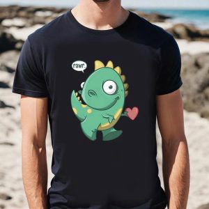 Cute Valentines Day Shirts, Valentines Day Cute Dinosaur Rawr T Shirt