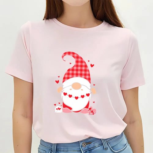 Cute Valentines Day Shirts, Valentine’s Day Gnome T-Shirt