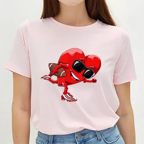 Cute Valentines Day Shirts, Valentines Day Heart American Football Boys Men Kids Sports Classic T-Shirt