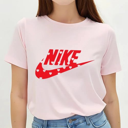 Cute Valentines Day Shirts, Valentines Swoosh Shirt, Nike Valentines Day T-shirt