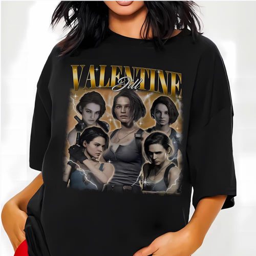 Cute Valentines Day Shirts, Vintage Jill Valentine Shirt