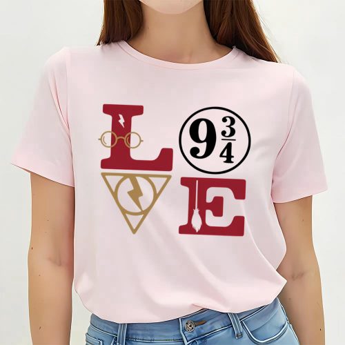 Cute Valentines Day Shirts, Wizard Love Harry Potter Valentine T-Shirt