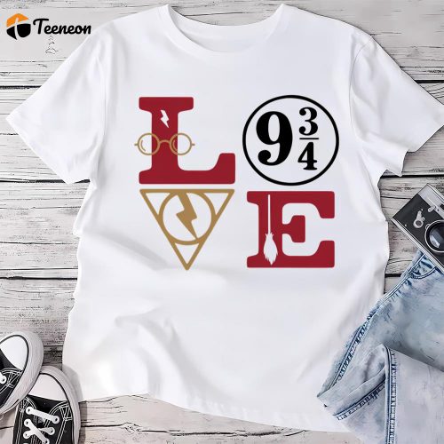 Cute Valentines Day Shirts, Wizard Love Harry Potter Valentine T-Shirt