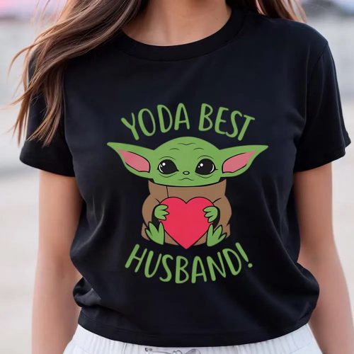 Cute Valentines Day Shirts, Yoda Best Husband Valentine T-Shirt