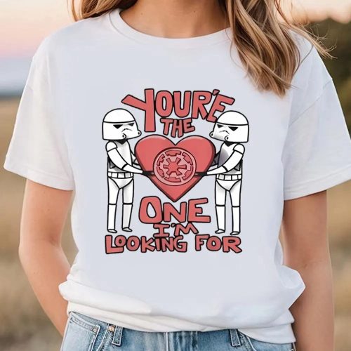 Cute Valentines Day Shirts, You Are The One I’m Looking For Stormtrooper Valentine Trooper Star Wars Shirt